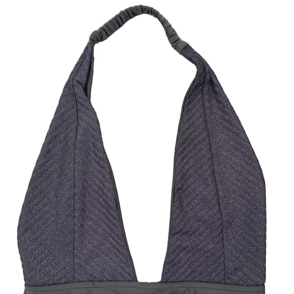 NWOT Urban Outfitters Deep-V Halter Bodysuit - Picture 3 of 4